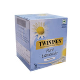Twinings Pure Chamomile Infusion Tea - 10gm, 0.35 Ounce, 10 Envelope Tea Bags | Promotes Good Sleep, Stress Relief, Relax - Light & Gentle Taste, Caffeine Free
