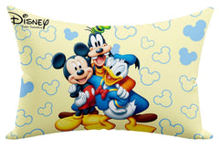 Disney Team Print Kid's Pillow, Soft Cushion Pillow Filler - 12 X 18 Inch | Sleeping Pillow Filler For Kids | Polyester Kids Pillow For Sleeping & Travel, Multipurpose, Comfortable - Pack Of 3