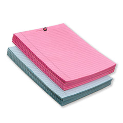 Wide Ruled 10.5x8.5 Pink & Blue, Inch 50-Sheet Lined Writing Note Pad, For Everyday, Pack Of 12