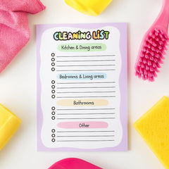 To Do List Notepad, Task Pad With Checklist, Daily Writing, Trendy & Stylish (Purple) Set Of 2