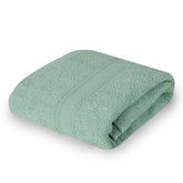 Fezora 100% Cotton Bath Towel 450 Gsm | Ultra Soft, Quick Dry, High Absorbency, Skin-Friendly Large Size Bath Towel (Firozi)