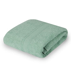 Fezora 100% Cotton Bath Towel 450 Gsm | Ultra Soft, Quick Dry, High Absorbency, Skin-Friendly Large Size Bath Towel (Firozi)
