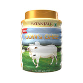 Pure Natural Danedar Cow Ghee By Patanjali | Rich In Nutrients & Vitamins A, D Healthy Desi Cow Ghee Good For Skincare | (1 Litr) 33.8 Ounce | Jar Pack