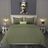100% Cotton Bedsheet For Double Bed With 2 Pillow Covers - 90 X 100 Inches, Dark Green | Premium Fabric Is Lightweight, Soft & Comfortable Bedsheet