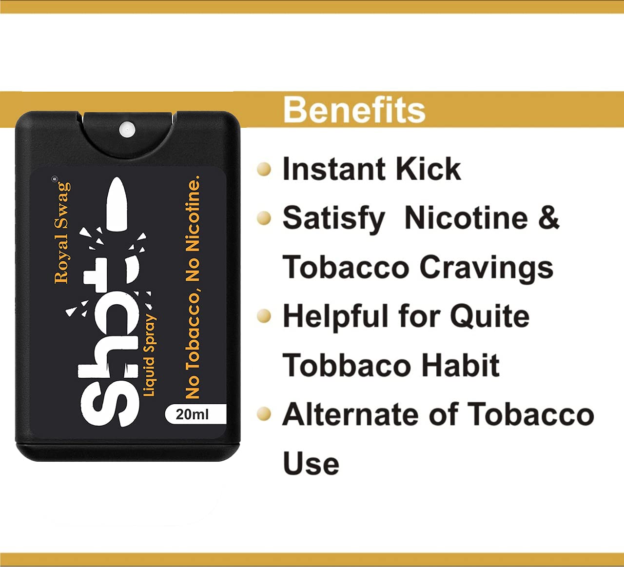 Royal Swag Ayurvedic & Herbal Cigarettes Regular Flavour & Mint Flavour 20 Sticks Each With 20ml Shot Anti Addiction Spray - (40 Sticks) Royal Swag Ayurvedic & Herbal Cigarettes Regular Flavour & Mint Flavour 20 Sticks Each With 20ml Shot Anti Addiction Spray - (40 Sticks)