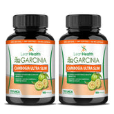 Leanhealth Garcinia Cambogia Natural Weight Loss Supplement For Rapid Results, Metabolism Boost, Appetite Control, Support Fat Loss | 90 Capsules 150gm 0.3lbs Each Pack Of 2