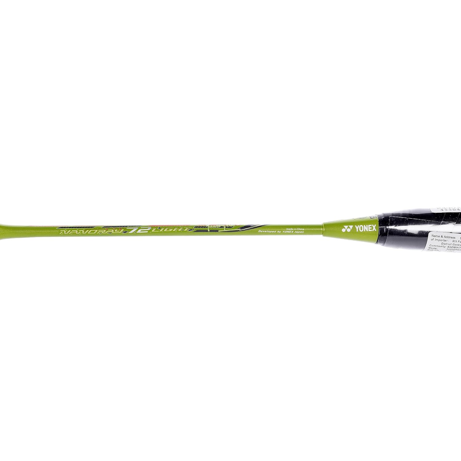 Yonex NANORAY 72 LIGHT Badminton Racquet, 5U G4, Colour - Light Gold, Grip Size - 4 1/4 Inches, Material - Graphite Yonex NANORAY 72 LIGHT Badminton Racquet, 5U G4, Colour - Light Gold, Grip Size - 4 1/4 Inches, Material - Graphite