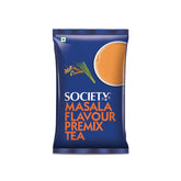 Society One Minute Tea Masala Flavor Instant Premix Tea - 1 Kg Pouch, 35.2 Ounce | Made With Ginger, Clove, Black Pepper, Cinnamon - Low Caffeine Chai Patti | Flavored Instant Tea
