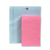 Do List Notepad Tear-Off Pad, Ruled 10.5x8.5 Blue, Pack Of 6 & 5 X 8 Pink, Pack Of 12 Inch