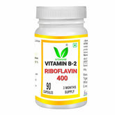 Vitaruhe Vitamin B2 (Riboflavin) High Dose, Vegan, No Artificial Additives | 90 Capsules , 150gm 0.3lbs