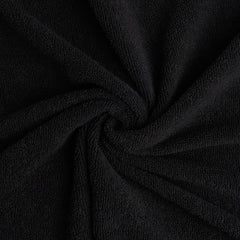 Troveo Super Soft Cotton Hand Towels 400 Gsm | Super Absorbent Multipurpose Hand Towel For Home Gym Workout Traveling Running & Kitchen (Black) - Pack Of 2