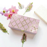 Fancy Floral Decorative Box, Shagun Cash Box, Money Box, Cash Box, Jewellery Box, Money Box, Gaddi Box, Wedding & Engagement Cash Box, Gift Box, Colour - Light Pink, Material - Wood