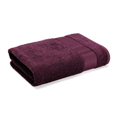 Wakefit 100% Cotton Bath Towels Large Size 500 Gsm | Bathing Towel For Men & Women Terry -1 Pieces (Grape Wine)