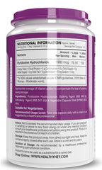 Healthyhey Nutrition Vitamin B6 Pyridoxine , Supports Immune Health | 120 Veg Capsules , 200gm 0.4lbs
