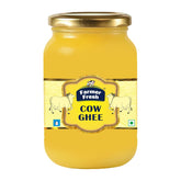 Pure Premium Cow Ghee By Farmer Fresh | Highly Nutritious Rich Flavor For Cooking & Ayurvedic Benefits Pure Desi Ghee | (1 Litr) 33.8 Ounce | Jar Pack