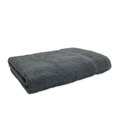 Welspun 100% Cotton Bath Towel 500 Gsm | Anti Bacterial Bright Colours High Absorbency Cotton Bath Towels (Dark Grey)