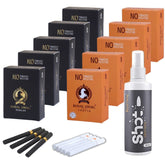 Royal Swag Herbal Cigarette Regular, Frutta Flavoured 200 Sticks 100% No Nicotine & No Tobacco - Smoking Cessation With Natural 100ml Shot Anti Addiction Spray | Pack Of 200
