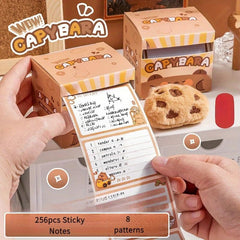 256 Pc Peel Off Sticky Notes - Self Adhesive Easy Tear Kawaii Stick Notes For Study