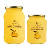 Pure Natural A2 Cow Ghee By Auzen | Rich In Nutrient, Delicious Healthy Desi Cow Ghee Good For Enhances Brain Function | 1.5 Litre (1 Litr * 500ml) 50.7 Ounce | Jar Pack