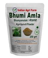 Iagrifarm Organic Bhumi Amla Powder - Bhumyamalaki Keelanelli Nela Usiri Powder, No Added Preservatives | 250gm 0.5lbs