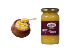 Organic Natural Gidda Desi Cow A2 Ghee By Just Malnad | Traditional Grassfed Bilona Method Healthy Pure Desi Ghee Good For Eyes | (200ml) 6.7 Ounce | Jar Pack
