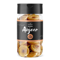 100% Natural Afghani Anjeer Figs By Organic Box 100gm, | Afghanistan Dry Anjir (Dried Figs) Dry Fruits Jar Pack | Body Mass Loss Good For Physical Health | 3.5 Ounce