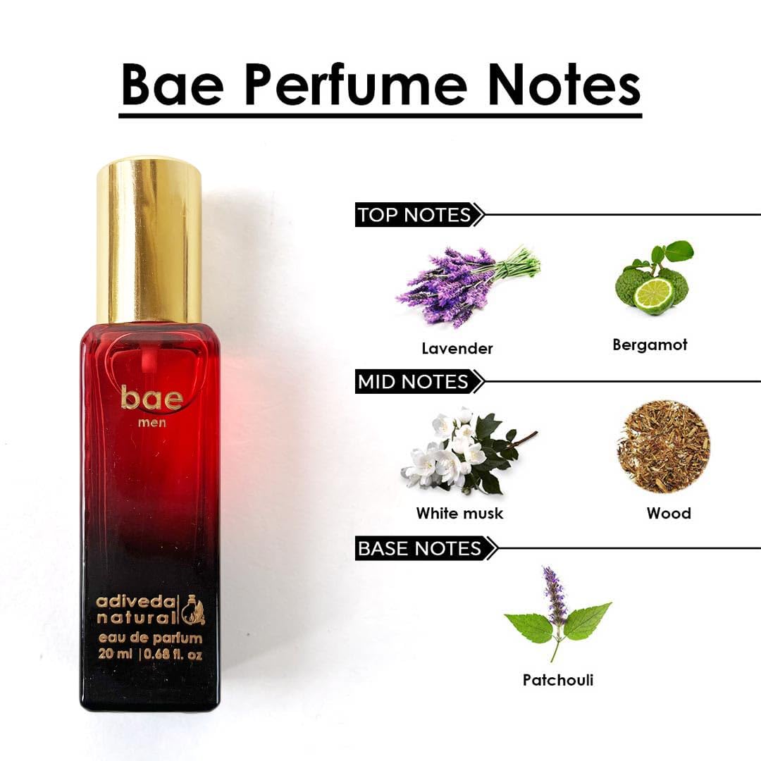 Adiveda Natural Bonjour & Bae Men Eau De Parfum Each 20ml 0.68 Fl.oz. | Woody, Musky, Citrus Pocket Perfume For Men | Combo Of 2 Adiveda Natural Bonjour & Bae Men Eau De Parfum Each 20ml 0.68 Fl.oz. | Woody, Musky, Citrus Pocket Perfume For Men | Combo Of 2