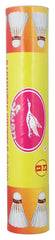 Swan Cork & Feather Badminton Shuttlecock , Made From Good Quality Duck Feather | White , Pack of 10
