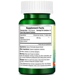 Morpheme Remedies Terminalia Arjuna 500mg Extract, Help Maintain A Healthy Heart & Reduce Stress & Nervousness | 60 Veg Capsules 100gm 0.2lbs