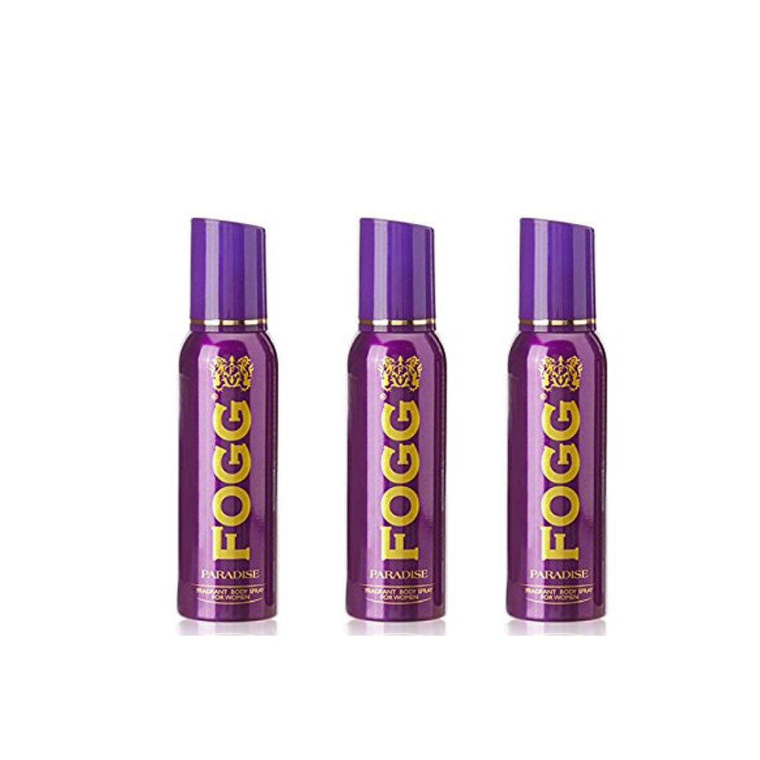 Fogg Pack Of 3 Paradise Deodorant For Women 120ml Each 4 Fl.oz. | Long Lasting No Gas Fragrance Body Spray Fogg Pack Of 3 Paradise Deodorant For Women 120ml Each 4 Fl.oz. | Long Lasting No Gas Fragrance Body Spray