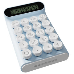 Mechanical Switch Calculator, Handheld For Daily And Basic Office,10 Digit Large LCD Display (Blue)