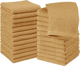Jenny Denial 100% Cotton Soft Face Towel 1300 Gsm | Super Absorvent & Quick Dry - Pack Of 10 Pcs (Beige)