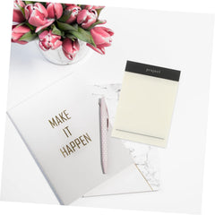 50 Sheets Transparent Office Project Memo Pads ,Home Accessories Note Pads, Memo Stickers