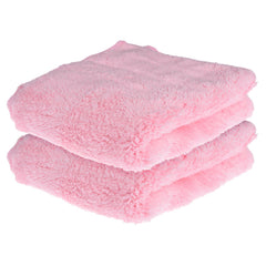 Kuber Industries Cleaning Towel 300 Gsm | Reusable Cleaning Cloths For Kitchen, Duster, Cleaning Towel (Light Pink) Pack Of 2