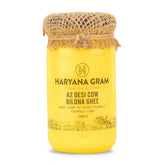 Organic A2 Desi Cow Bilona Ghee By Haryana Gram | Rich In Vitamin A, D & Minerals Healthy Desi Ghee Good For Overall Health | (200ml) 6.7 Ounce | Jar Pack