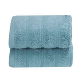 Maspar 100% Cotton Casper Hand Towel 500 Gsm (Blue) - 2 Pcs