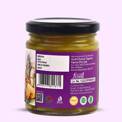 Premium Shatavari A2 Desi Cow Ghee By God Choice Organic Farms | High In Protein Fiber Healthy Desi Ghee For Overall Health | (150ml) 5.0 Ounce | Jar Pack