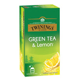 Twinings Green Tea & Lemon - 200gm, 7.05 Ounce, 100 Enveloped Tea Bags | Deliciously Sweet & Tangy Lemon - Caffeinated Green Tea