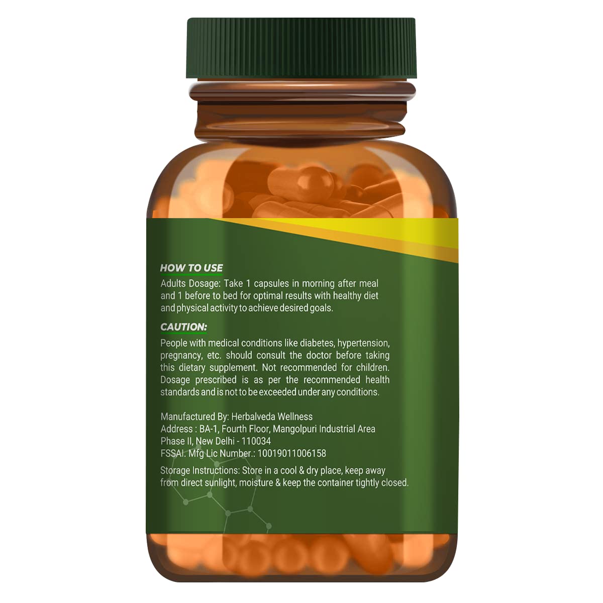 Himalayan Valley Korean Ginseng, Memory Booster, Ayurvedic Dietary Supplement, Boosts Brain Function, Increases Mental Clarity | 60 Capsules 100gm 0.2lbs