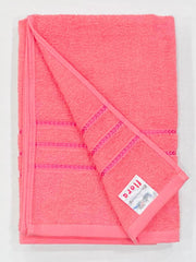 Bombay Dyeing Flora Small Size Bath Towel 500 Gsm - Rose