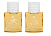 JD International JD Gold Unisex Perfume - Pack Of 2 X 30ml, 1.02 Fl.oz. Each | Captivating Long Lasting Fragrance | Exquisite Apparel Scent For Unparalleled Elegance