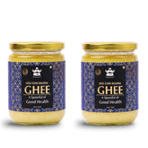 Pure Natural Desi Cow Bilona Ghee By Mr. Milk | Rich In Nutrients & Energy Healthy Pure Desi Ghee Good For Overall Health | 1 Litre (500ml * 2) 33.8 Ounce | Jar Pack