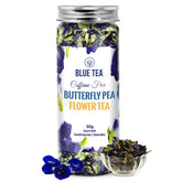 Blue Tea Butterfly Pea Flowers Herbal Tea - 30gm Pet Jar, 1.05 Ounce, 60+ Cups | Sun Dried Flower Antioxidant Tea - Caffeine Free, Detox Tea | No Added Colors, Aparajita - Shankhpushpi