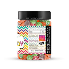 Mr. Merchant Mix Candy (Orange, Paan, Kala Khatta, Kacchi Kairi) 300gm,