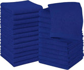 Jenny Denial 100% Cotton Soft Face Towel 1300 Gsm | Super Absorvent & Quick Dry - Pack Of 10 Pcs (Royal Blue)