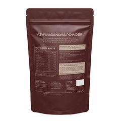 Saptamveda Premium Organic Ashwagandha Roots Powder Withania Somnifera, For Men And Women, Concentrated Extract Ratio Of 5:1. Enhance Your Daily Regimen Effortlessly | 250gm 0.5lbs