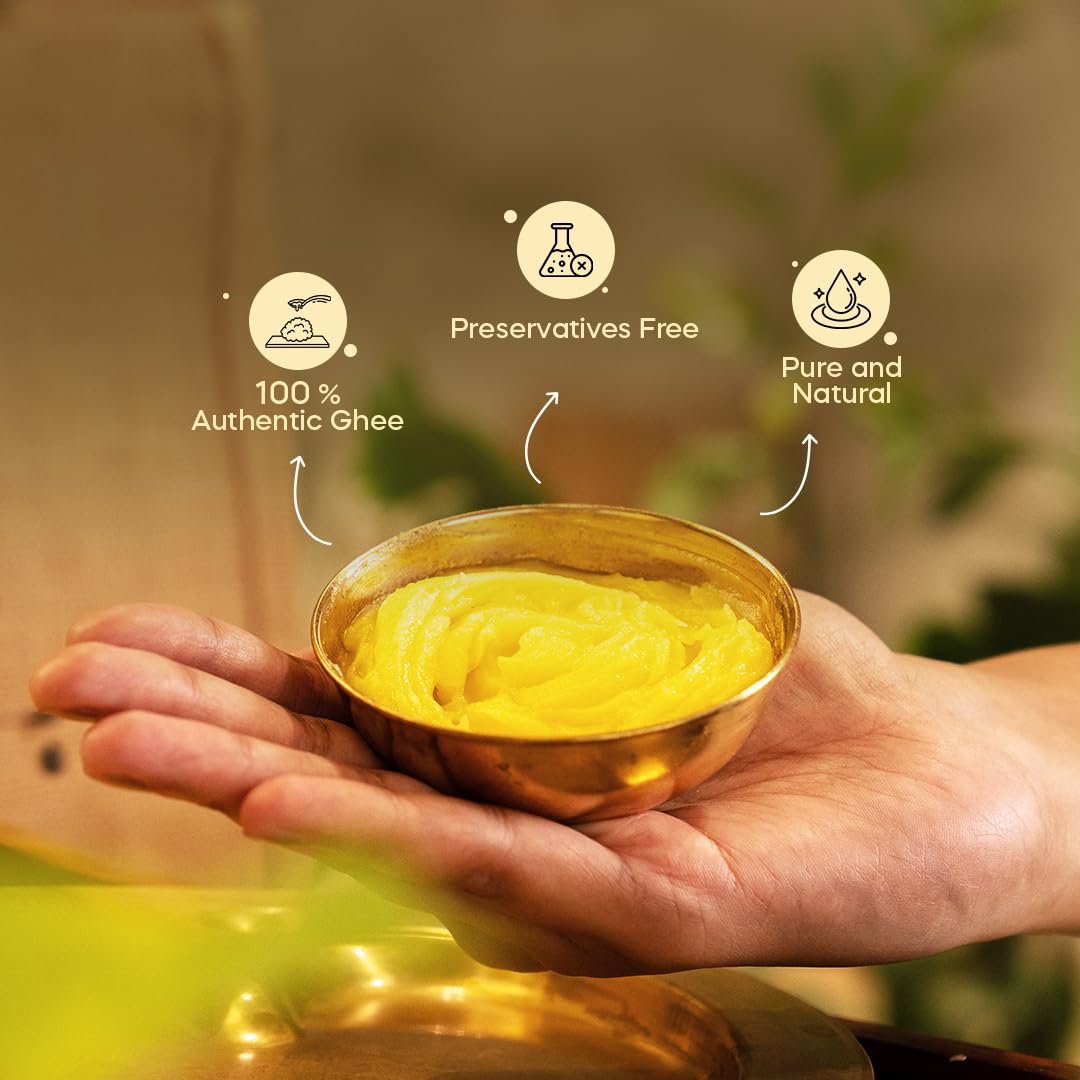 Organic Pahadi Cow Ghee Original By Himalayan Natives | Highly Nutritious Helps Keep Your Eyesight Pahadi Cow Ghee | (1 Litr) 33.8 Ounce | Jar Pack Organic Pahadi Cow Ghee Original By Himalayan Natives | Highly Nutritious Helps Keep Your Eyesight Pahadi Cow Ghee | (1 Litr) 33.8 Ounce | Jar Pack