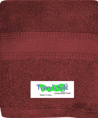 Terry'S Soft 100% Cotton Bath Towels 500 Gsm | Large Size Luxury Bath Towel Soft & Absorbent Bath Towel For Men & Women (Maroon)