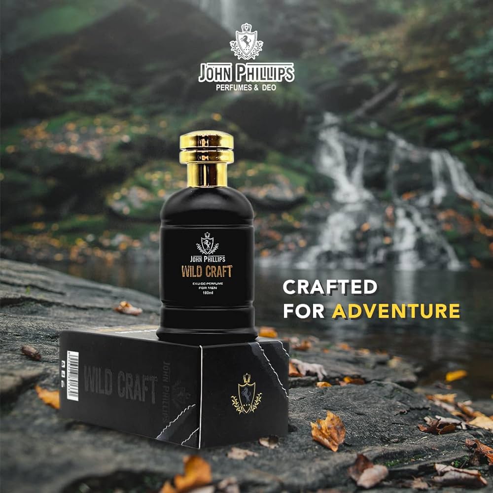 John Phillips Wild Craft & Titanic 100ml 3.4 Fl.oz. Each Pack Of 2 | Long Lasting Fresh Fragrance For Men John Phillips Wild Craft & Titanic 100ml 3.4 Fl.oz. Each Pack Of 2 | Long Lasting Fresh Fragrance For Men