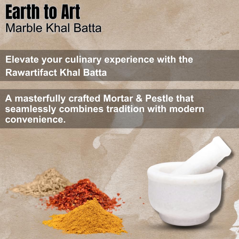 White Marble Khal Batta - Mortar & Pastel | Traditional Kharal Grinder - Imam Okhli Musal | Kitchen Marble Masher Round (4 X2.5 Inch) White Marble Khal Batta - Mortar & Pastel | Traditional Kharal Grinder - Imam Okhli Musal | Kitchen Marble Masher Round (4 X2.5 Inch)
